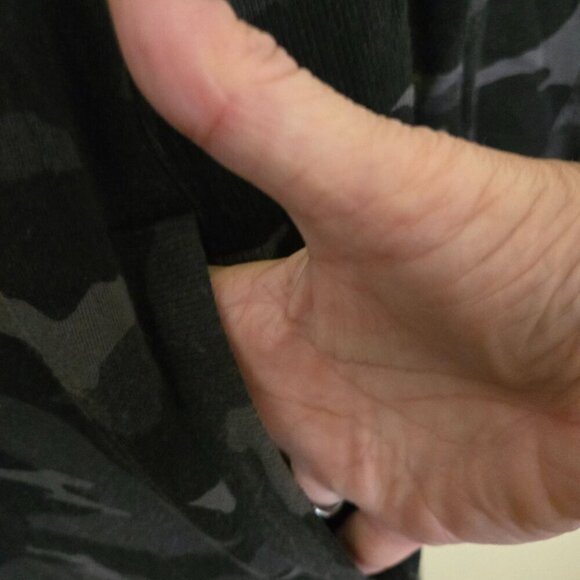 Athleta Balance Printed Dress Black Luxe Camo Pockets Crewneck Size XS - Picture 10 of 14